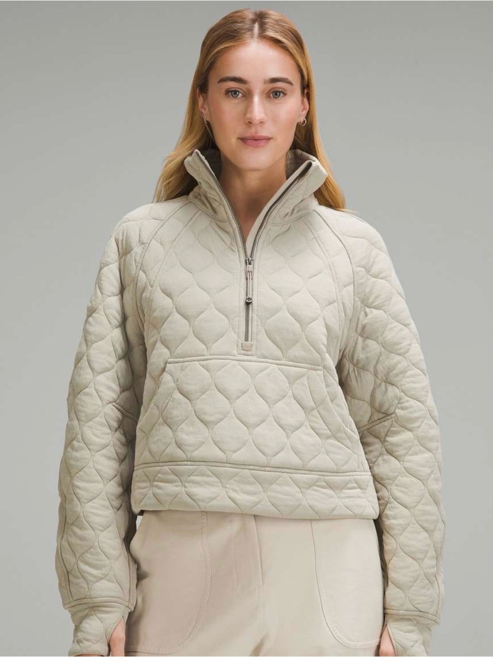 lululemon athletica Quilted Scuba Half-Zip Pullover — Riverstone